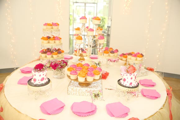 dessert table
